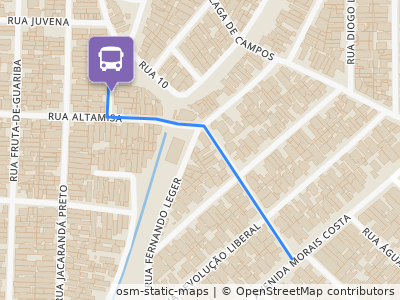 Mapa da parada