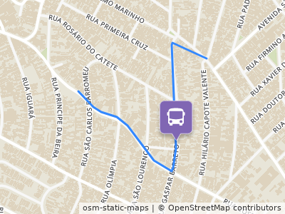 Mapa da parada