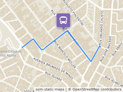 Mapa da parada