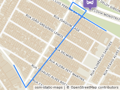 Mapa da parada