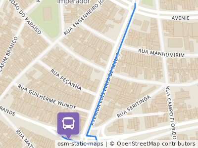 Mapa da parada