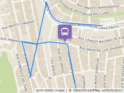 Mapa da parada