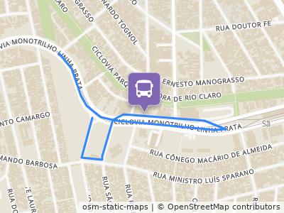 Mapa da parada