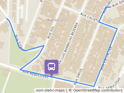 Mapa da parada