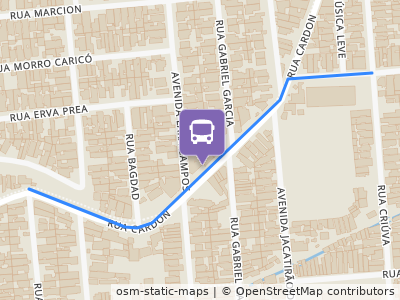 Mapa da parada