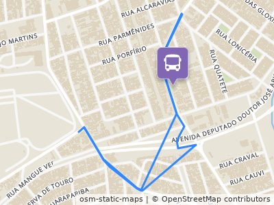 Mapa da parada