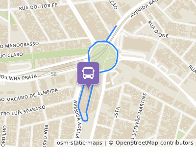 Mapa da parada