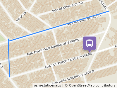 Mapa da parada