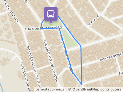 Mapa da parada