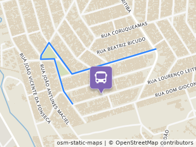 Mapa da parada