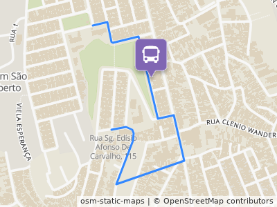 Mapa da parada