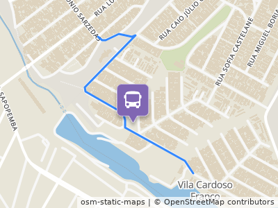 Mapa da parada