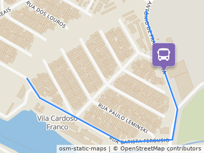 Mapa da parada