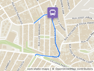 Mapa da parada