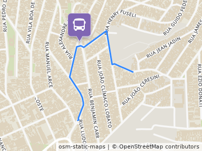 Mapa da parada