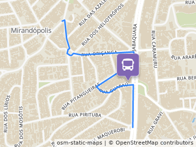 Mapa da parada