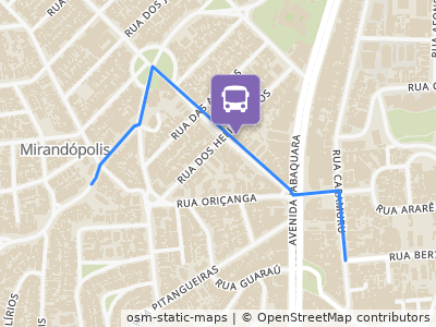Mapa da parada