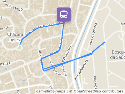 Mapa da parada