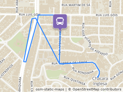 Mapa da parada