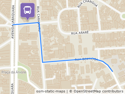 Mapa da parada