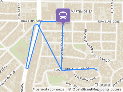 Mapa da parada