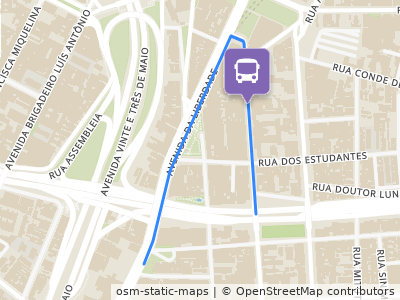 Mapa da parada