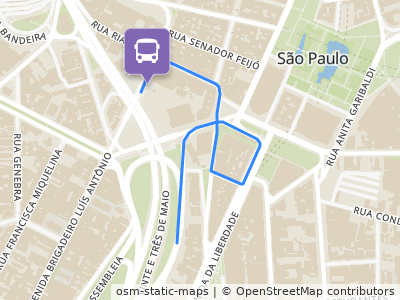 Mapa da parada
