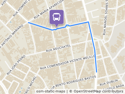 Mapa da parada