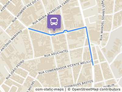 Mapa da parada