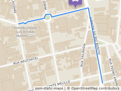 Mapa da parada
