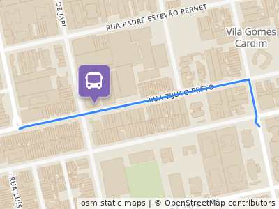 Mapa da parada