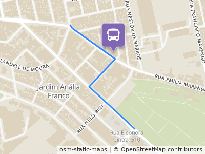 Mapa da parada