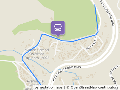 Mapa da parada