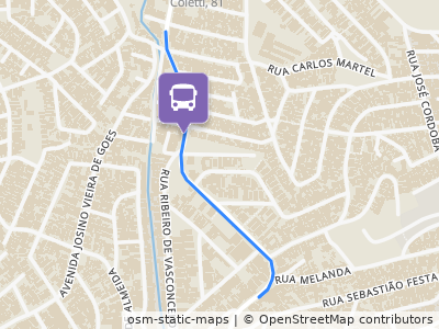 Mapa da parada