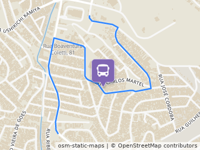 Mapa da parada