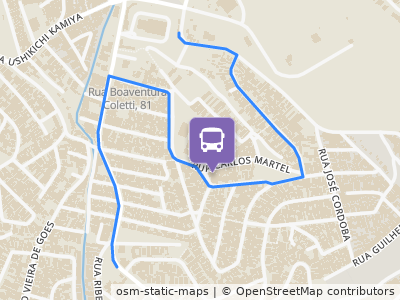 Mapa da parada