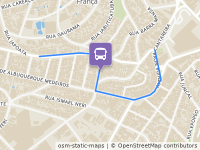 Mapa da parada