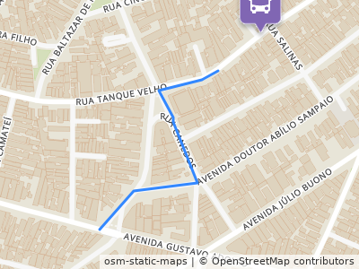 Mapa da parada