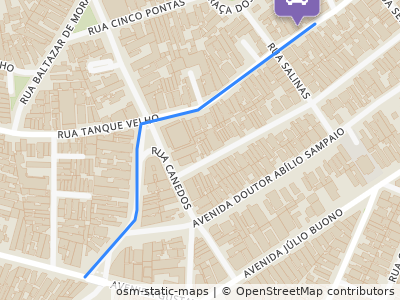 Mapa da parada