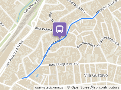Mapa da parada