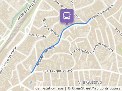 Mapa da parada