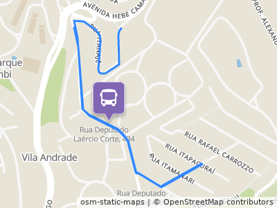 Mapa da parada