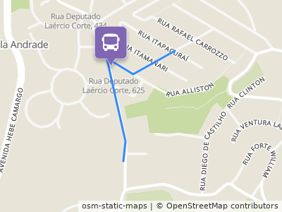 Mapa da parada