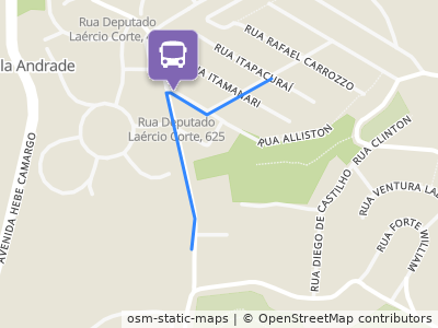 Mapa da parada