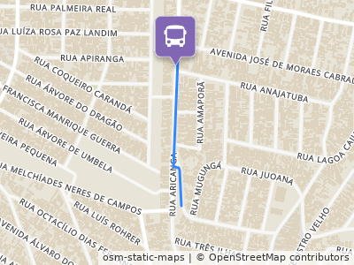 Mapa da parada