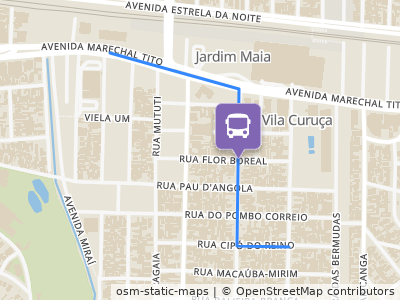 Mapa da parada