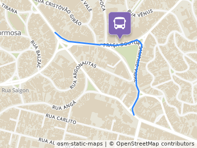 Mapa da parada