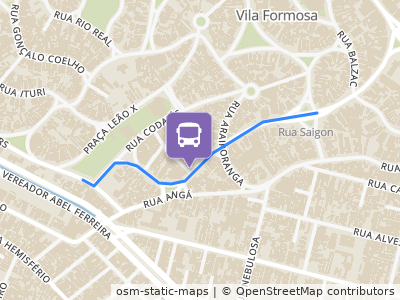 Mapa da parada