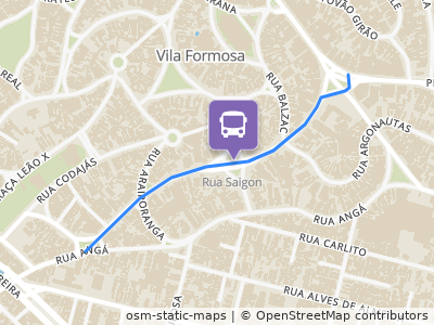 Mapa da parada