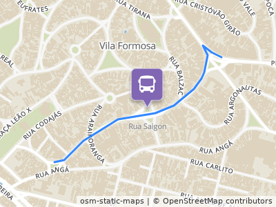 Mapa da parada